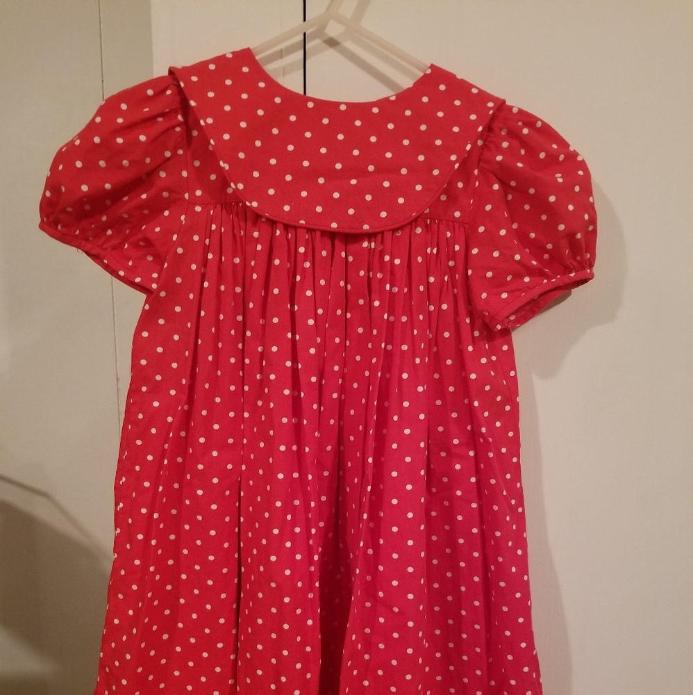 Mom and Me Red Dress polka dots